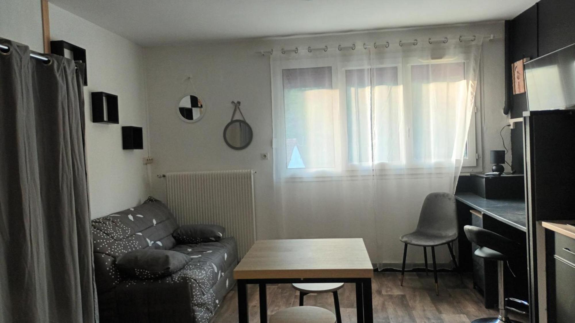 Appartement T1 Proche De Vulcania Pontaumur Buitenkant foto